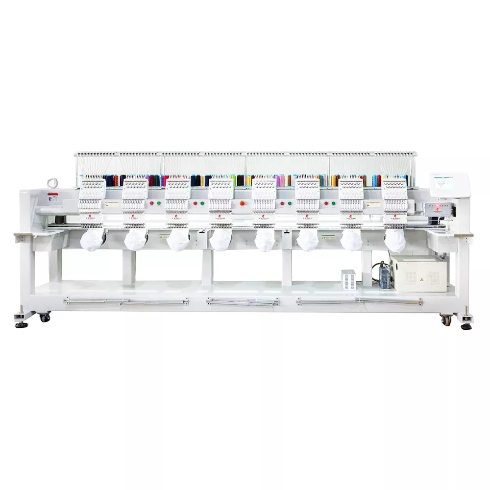 Machine à broder à huit têtes avec fonction de vêtement