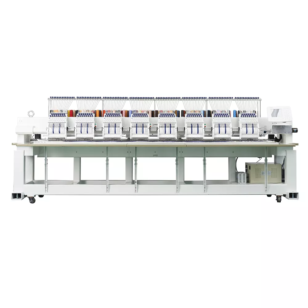 Machine à broder à huit têtes avec dispositif spécial
